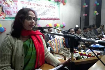 দিনাজপুরে স্বাভাবিক প্রসবসেবা বিষয়ক কর্মশালা