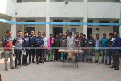 মুন্সীগঞ্জে বিশেষ অভিযানে গ্রেফতার ২৮
