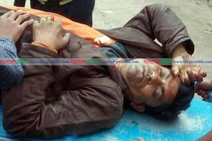 ঝিনাইদহে প্রকাশ্যে যুবককে কুপিয়ে জখম