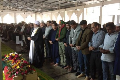 আহমেদ ইমতিয়াজ বুলবুলের জানাজা সম্পন্ন
