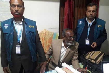 কিশোরগঞ্জে ঘুষের টাকাসহ সার্ভেয়ার গ্রেফতার