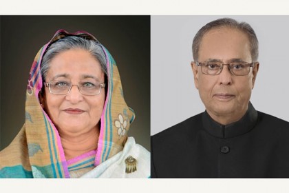 প্রণব মুখার্জিকে শেখ হাসিনার অভিনন্দন
