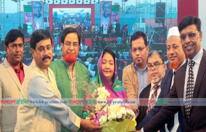 এমপি বাহারকে নাগরিক সংবর্ধনা
