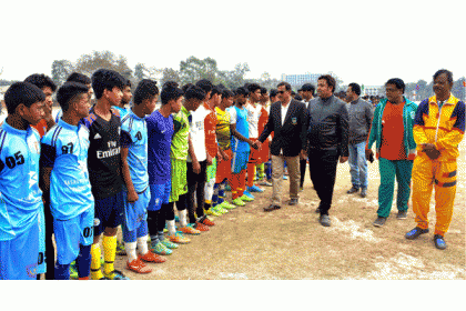দিনাজপুরে অনুর্ধ্ব ১৫ ফুটবলের জাতীয় পর্যায়ের বাছাই ক্যাম্প 