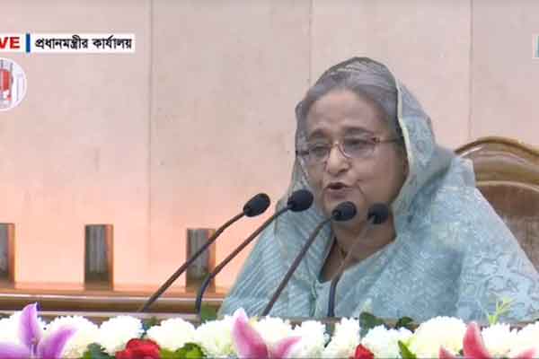 দেশটা আমাদের, দেশকে ভালোবেসেই রাজনীতি করি: প্রধানমন্ত্রী