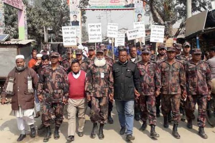 বিজিবি’র আয়োজনে জনসচেতনতামূলক শোভাযাত্রা