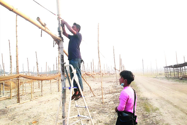 টঙ্গীতে চলছে বিশ্ব ইজতেমার প্রস্তুতি