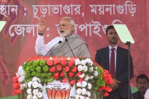 বিজেপি সরকার ছিল বলে স্থলসীমান্ত চুক্তি হয়েছে: মোদি