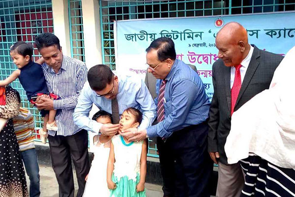 নোয়াখালীতে ভিটামিন 'এ' প্লাস ক্যাম্পেইনের উদ্বোধন