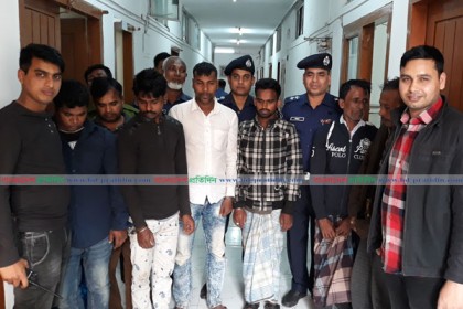 গাজীপুরে ডাকাতির প্রস্তুতিকালে ৭ ডাকাত গ্রেফতার