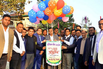 দিনাজপুরে ভলিবল লীগের উদ্বোধন

