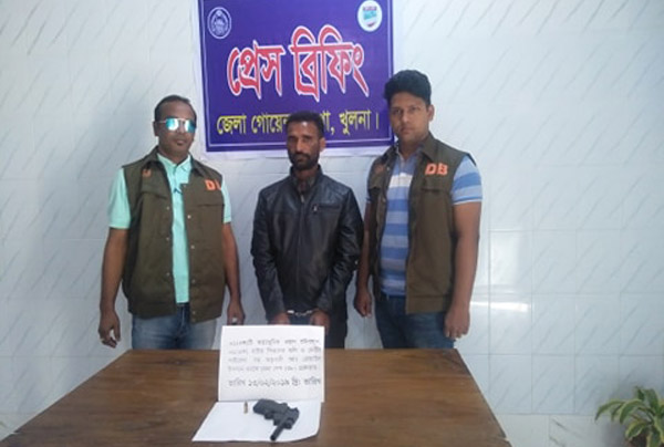 খুলনায় বন্দুকসহ ভাড়াটে খুনি আটক