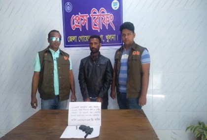 খুলনায় বন্দুকসহ ভাড়াটে খুনি আটক