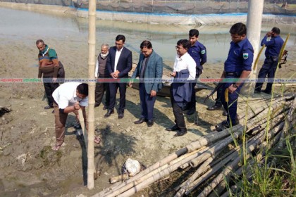 নাটোরে ভূগর্ভের পানির দূষণ ঠেকাতে অভিযানে প্রশাসন