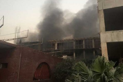 রাজধানীর সোহরাওয়ার্দী হাসপাতালে আগুন
