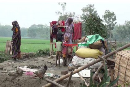 কেন্দুয়ায় ঝড়ে ২৫টি ঘরবাড়ি বিধ্বস্ত