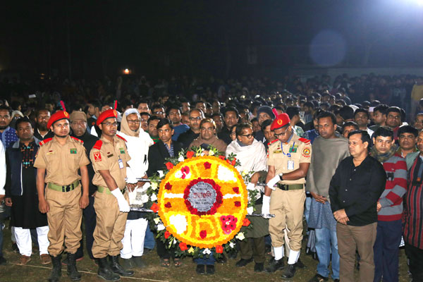 টাঙ্গাইলে ভাষা শহীদদের প্রতি শ্রদ্ধা নিবেদন