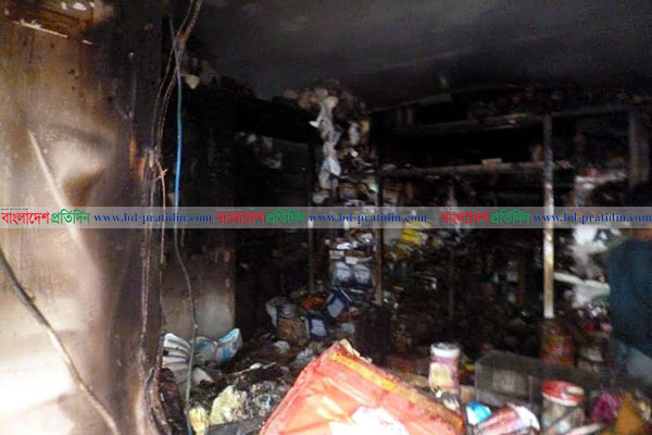 সিলেটে ভয়াবহ অগ্নিকাণ্ডে কোটি টাকার ক্ষতি