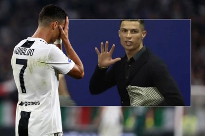 ৫ আঙুল দেখিয়ে কী বোঝাতে চাইলেন রোনালদো?