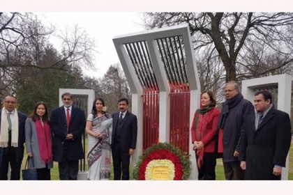নেদারল্যান্ডসে প্রথম শহীদ মিনার উদ্বোধন