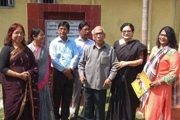 স্মৃতির ক্যাম্পাসে একুশে পদকে ভূষিত ভাষা সৈনিক টিপু

