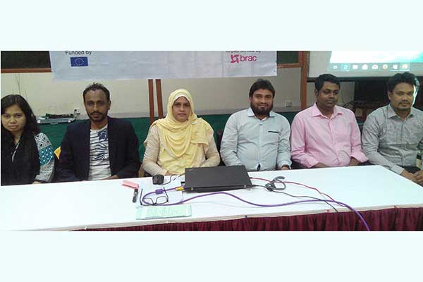বগুড়ায় ক্ষুদ্র ও হালকা প্রকৌশল শিল্পে নারী ও প্রতিবন্ধীদের অন্তর্ভুক্তিকরণ কর্মশালা