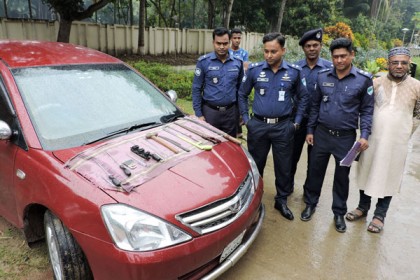পাবনা থেকে চুরি হওয়া প্রাইভেট কার উদ্ধার 

