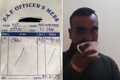 অভিনন্দনের ১ কাপ চায়ের পরিবর্তে মিগ-২১!