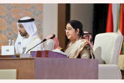কাশ্মীর ইস্যু ভারতের একান্ত ব্যক্তিগত বিষয়, ওআইসি'কে সুষমা স্বরাজ