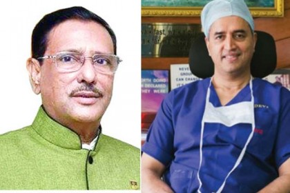 ওবায়দুল কাদেরকে দেখতে আসছেন দেবী শেঠি