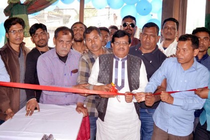 বগুড়া সংবাদপত্র হকার্স শ্রমিক লীগের অফিস উদ্বোধন