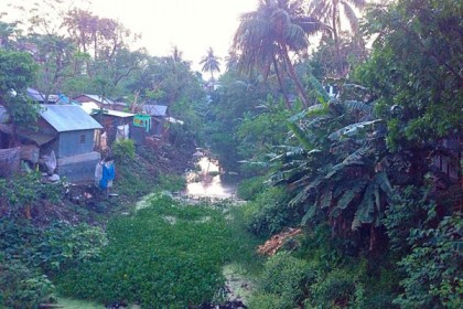 দখল-দূষণে মৃতপ্রায় নারদ নদ