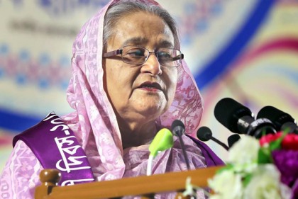 নারী পুরুষ উভয়ে এগুলে দেশ এগুবে : প্রধানমন্ত্রী