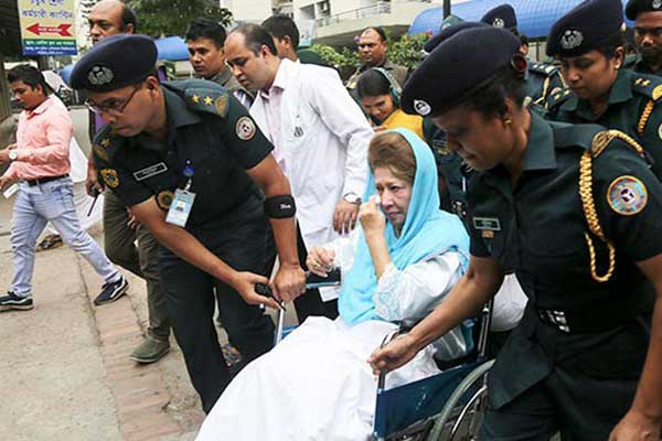 'ইউনাইটেড হাসপাতালে চিকিৎসা নিতে চান খালেদা' 