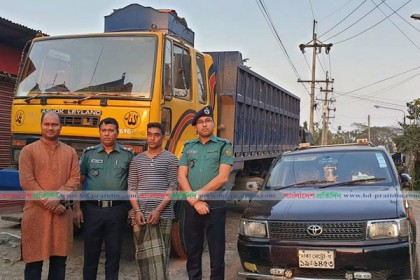 বরিশাল থেকে ট্রাক চুরির ৩ মাস পর টঙ্গী থেকে উদ্ধার