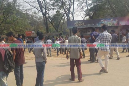 শাবিতে ছাত্রলীগের দু'গ্রপের মধ্যে দফায় দফায় সংঘর্ষ, প্রক্টরসহ আহত ১৫