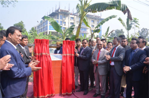 রাজশাহীতে রূপালী ব্যাংকের নিজস্ব ভবনের ভিত্তিপ্রস্তর স্থাপন