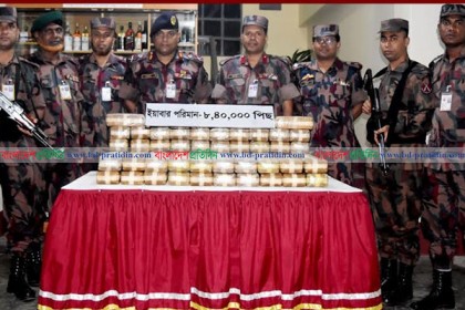টেকনাফে সাড়ে ৮ লাখ ইয়াবা জব্দ