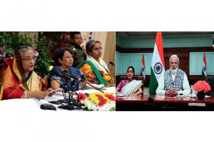 নতুন ৪ প্রকল্প উদ্বোধন করলেন হাসিনা-মোদি

