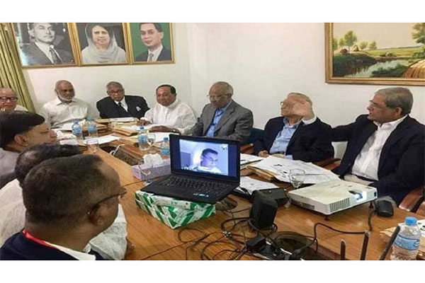 বিএনপির স্থায়ী কমিটির বৈঠকে স্কাইপে অংশ নেন তারেক