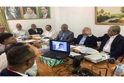 বিএনপির স্থায়ী কমিটির বৈঠকে স্কাইপে অংশ নেন তারেক