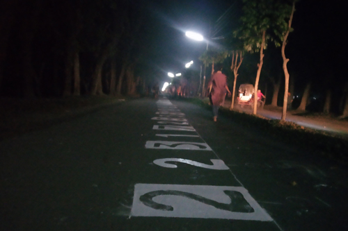 শাবিতে পাইয়ের মান নিয়ে বিশ্বের দীর্ঘ রোড পেইন্টিং শুরু