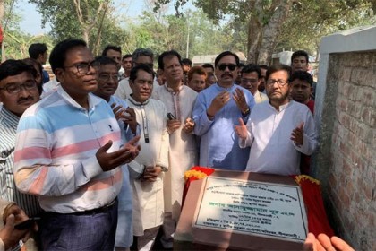 নীলফামারীতে ছয় কি.মি. রাস্তার নির্মাণ কাজের উদ্বোধন