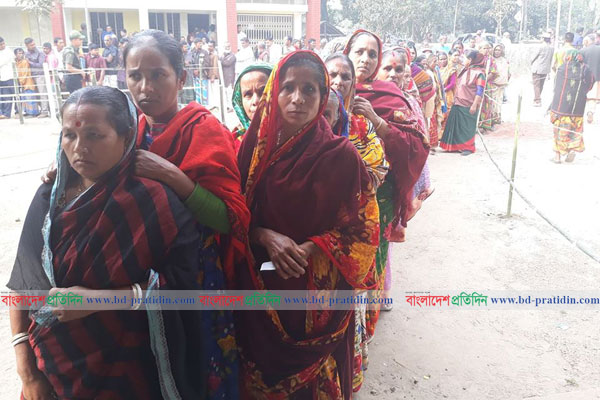ঠাকুরগাঁওয়ে ভোটগ্রহণ শুরু