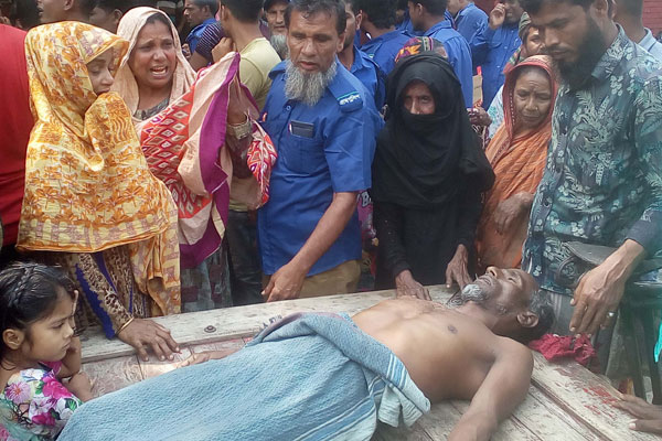 মোরেলগঞ্জে সীমানা বিরোধে ব্যবসায়ীকে পিটিয়ে হত্যার অভিযোগ