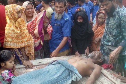 মোরেলগঞ্জে সীমানা বিরোধে ব্যবসায়ীকে পিটিয়ে হত্যার অভিযোগ