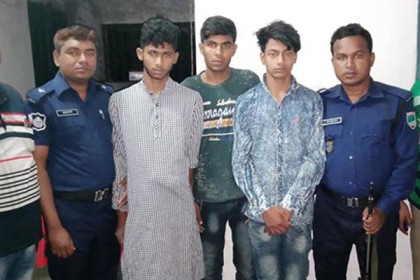 কালীগঞ্জে কিশোরীকে ধর্ষণের অভিযোগে গ্রেফতার ৩ 

