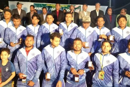 মাস্কাটে হামেরিয়া ফুটবল একাদশের হ্যাট্রিক শিরোপা জয়