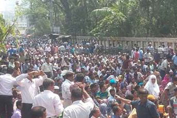 এমপিওভুক্তির দাবিতে শিক্ষকদের অবস্থান কর্মসূচি 

