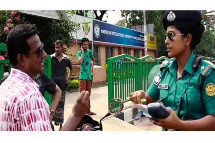 রাজধানীতে ট্রাফিক আইন অমান্য করায় ৬ সহস্রাধিক মামলা